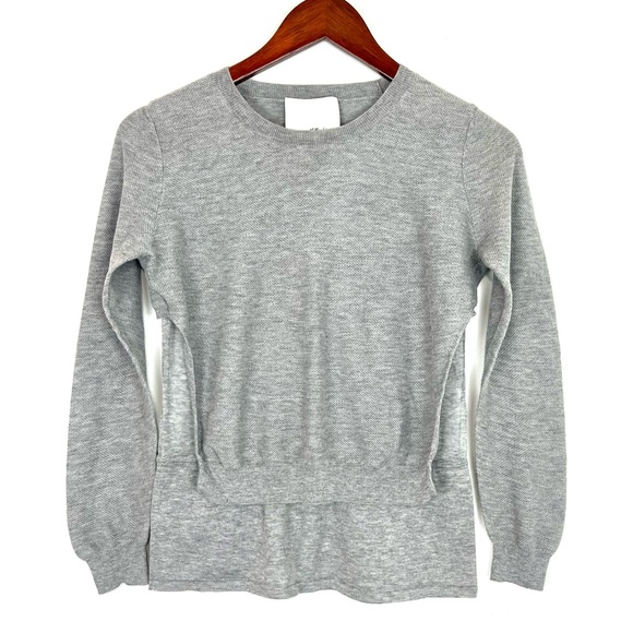 3.1 Phillip Lim Tops - 3.1 Phillip Lim Cashmere Blend Long Sleeve Top Gray Size Small
